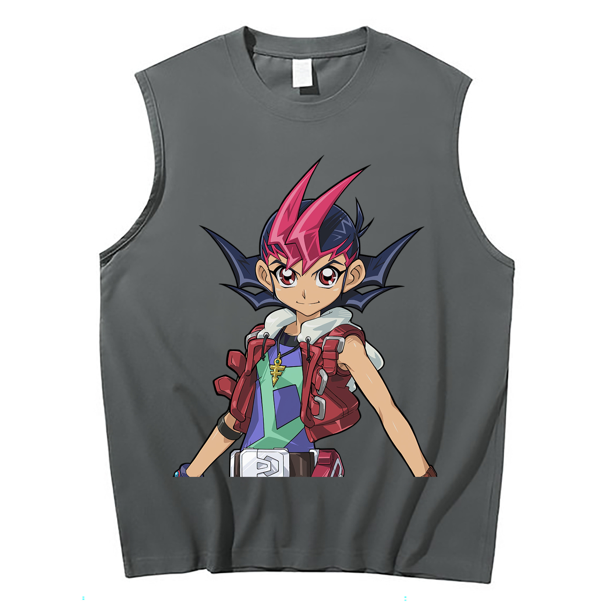 （画像用） 遊☆戯☆王 Yu-Gi-Oh! コットン100％タンクトップ（フロントプリント）